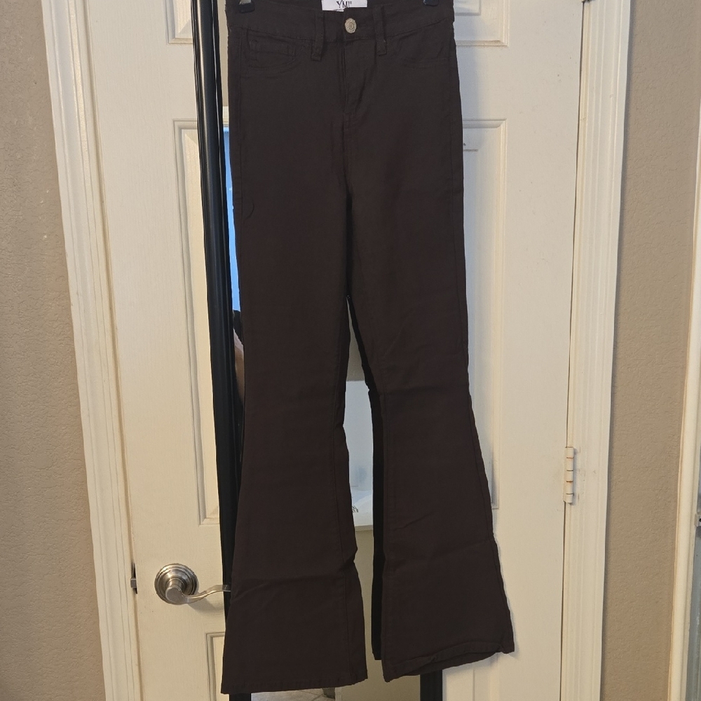 YMI Chocolate Brown Jeans Size Small